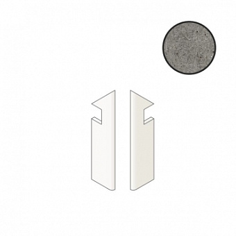 Вставка Atlas Concord Италия Boost Stone A7NT Smoke Battiscopa Sag Sx 7,2х30см 0,259кв.м.