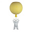 Светильник потолочный Loft It Cosmo 10044/250 Yellow 40Вт E27