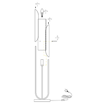 Настольная лампа Maytoni Сipresso Z014TL-01G 40Вт E14