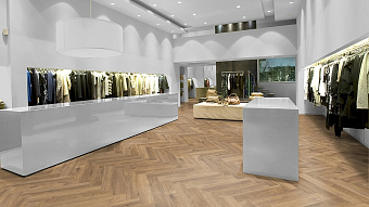 Ламинат KRONOTEX HERRINGBONE ДУБ ТРЕВИЗО D4764 665х133х8мм 32 класс 1,238кв.м
