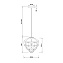 Светильник подвесной Maytoni Globo P053PL-01PK 40Вт E27