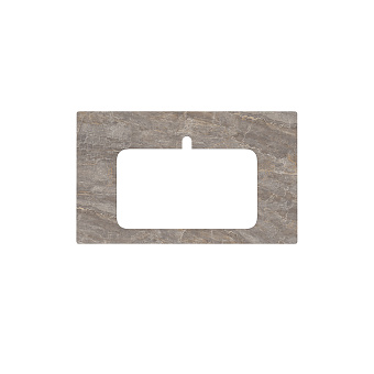 Столешница KERAMA MARAZZI Plaza PL2.VT280.80 Керамогранит 80х48см Парнас пепельный лаппатированный