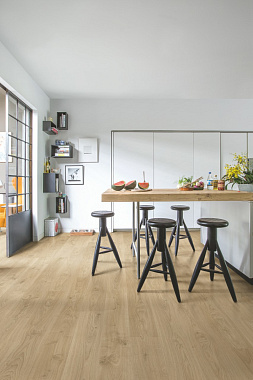 Ламинат Quick-Step Perspective Hydro Доска дуба белого светло-бежевая PER6075 1380х156х9мм 32 класс 1,507кв.м