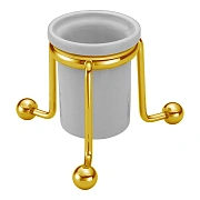 Стакан в ванную Cisal Arcana AR09047024 золото