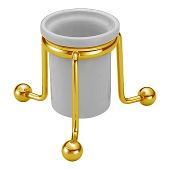 Стакан в ванную Cisal Arcana AR09047024 золото