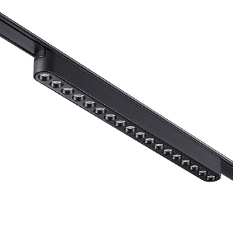 Трековый светильник Novotech SHINO 359078 SMAL 18Вт LED чёрный для низковольтного трека
