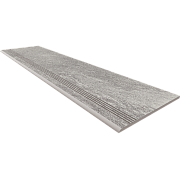Плитка для ступеней ESTIMA Tramontana Steptrade/TN01_NR/30x120x10 Grey 30х120см 1,44кв.м. неполированная