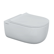 Унитаз подвесной BERGES EGO XL 082118 безободковый с микролифтом