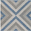 Вставка KERAMA MARAZZI Онда OS\B246\SG606220R серый/синий 7,2х7,2см 0,233кв.м.