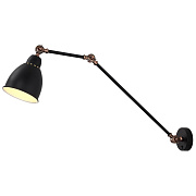 Светильник настенный Arte Lamp BRACCIO A2055AP-1BK 60Вт E27