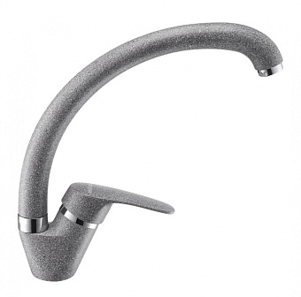 Смеситель для кухни Акватон Нимо 1AX002FCXX230 поворотный излив серый