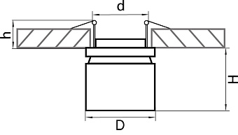 Спот встраиваемый Lightstar Forte Inca 214847 40Вт LED