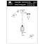 Светильник подвесной Arte Lamp ARWEN A1902SP-1WH 60Вт E27