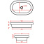 Раковина накладная ArtCeram Fuori Scala TFL033 41 00 36х58см
