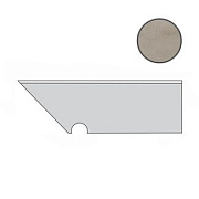 Плинтус Atlas Concord Италия Boost AMI7 Grey Battiscopa Sag.SX 30х7,2см 0,259кв.м.