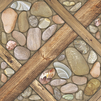 Матовый керамогранит BERYOZA CERAMICA Аризона GP 614515 коричневый 41,2х41,2см 1,7кв.м.