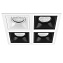 Светильник точечный встраиваемый Lightstar Domino D54606070707 50Вт GU5.3