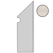 Плинтус Atlas Concord Италия Mark AMZO Gypsum Battiscopa Sagomato DX 30х7,2см 0,259кв.м.
