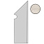 Плинтус Atlas Concord Италия Mark AMZO Gypsum Battiscopa Sagomato DX 30х7,2см 0,259кв.м.