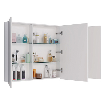 Шкаф зеркальный LEMARK Universal LM100ZS-U 14х100х79см без подсветки