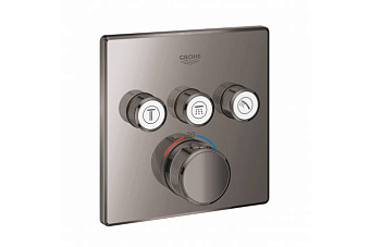 Смеситель для душа GROHE Grohtherm SmartControl 29126A00 чёрный