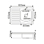 Мойка кухонная MELANA 8060 072 t R (*20) 80х60см хром