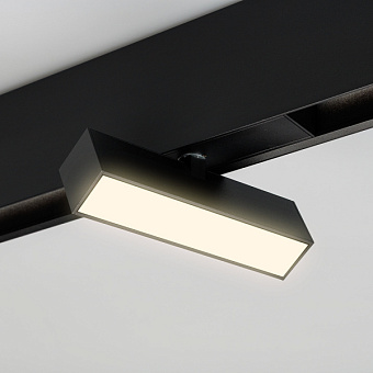 Трековый светильник Arlight Mag-Flat-Fold 026987 6Вт LED чёрный для однофазного трека