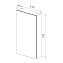 Шкаф зеркальный LEMARK Universal LM45ZS-U 14х45х79см без подсветки