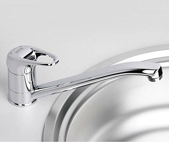 Смеситель для кухни WASSERKRAFT Oder 6307 поворотный излив хром