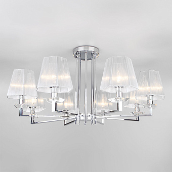 Люстра потолочная Eurosvet Alegria 60125/8 хром Smart 40Вт 8 лампочек E14