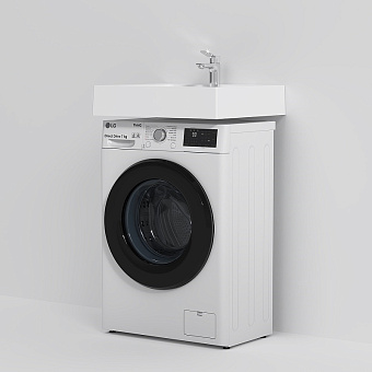 Раковина над стиральной машиной AM-PM X-Joy M85AWCC0602WG 60х50см