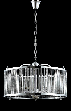 Люстра подвесная CRYSTAL LUX TADEO TADEO SP6 D600 CHROME/TRANSPARENTE 240Вт 6 лампочек E14