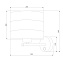 Светильник настенный TK Lighting Tago 3221 60Вт E27