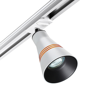 Трековый светильник Novotech SOBIT 370858 9Вт GU10 белый для однофазного трека