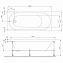 Ванна акриловая AM-PM X-Joy W94A-160-070W-A1 160х70см пристенная