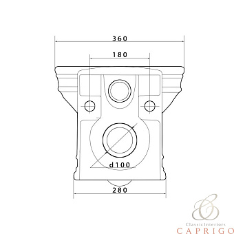 Унитаз подвесной CAPRIGO ARMONIA 5803 безободковый без сиденья