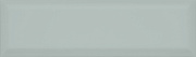 Настенная плитка KERAMA MARAZZI 9012 зелёный грань 8,5х28,5см 0,97кв.м. глянцевая