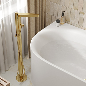 Смеситель для ванны WASSERKRAFT Schunter 8200 8221 золотой