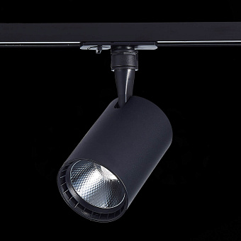 Трековый светильник ST Luce CAMI ST351.436.30.36 30Вт LED матовый чёрный для однофазного трека