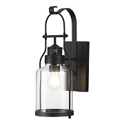 Светильник фасадный Odeon NATURE 4835/1W 60Вт IP44 E27 чёрный