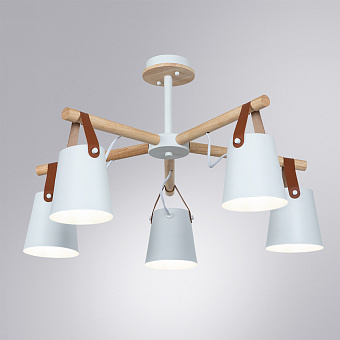 Люстра потолочная Arte Lamp THOMAS A7032PL-5WH 60Вт 5 лампочек E27