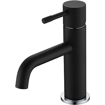 Смеситель для раковины Boheme Uno 461-BCR хром/чёрный