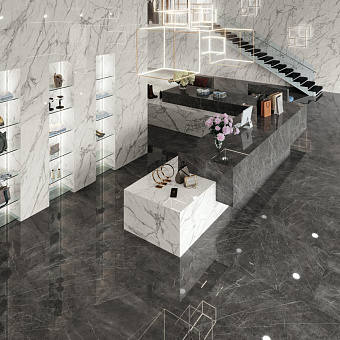 Лаппатированный керамогранит Atlas Concord Италия Marvel A7FN Grey Stone Lappato 2PZ 75х150см 2,25кв.м.