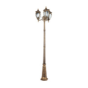 Светильник ландшафтный Maytoni Fleur O414FL-03GB 60Вт IP44 E27 золото/чёрный