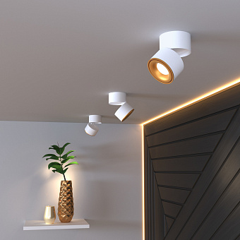 Светильник точечный накладной Elektrostandard Klips a050527 DLR031 15Вт LED