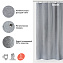 Шторка для ванной IDDIS Décor D22P218i11 180х180см серый