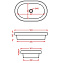 Раковина накладная ArtCeram Fuori Scala TFL033 05 00 36х58см