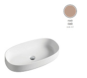 Раковина накладная ArtCeram Cognac COL005 61 00 68х35см