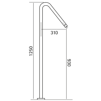 Излив Huber ZB001280D1