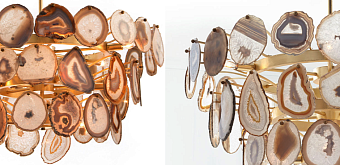 Люстра потолочная ImperiumLOFT Agate Burst 73609-22 680Вт 5 лампочек G9